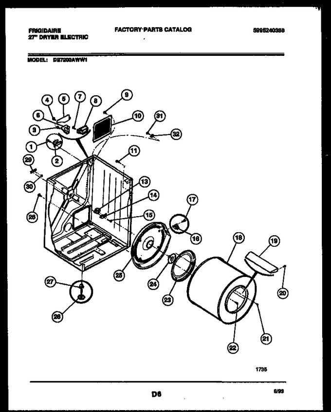 Diagram for DE7200ADD1