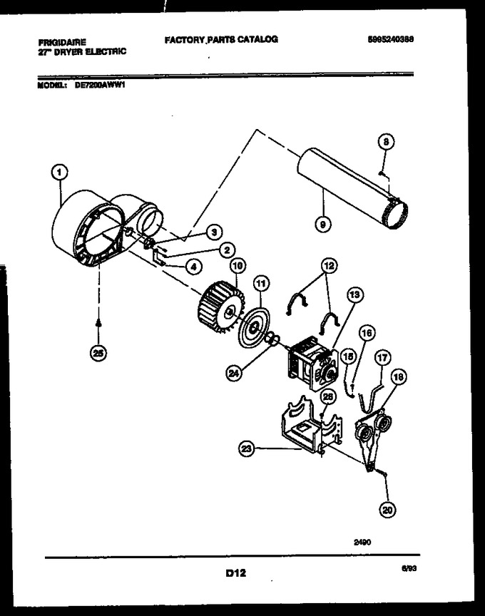 Diagram for DE7200ADD1