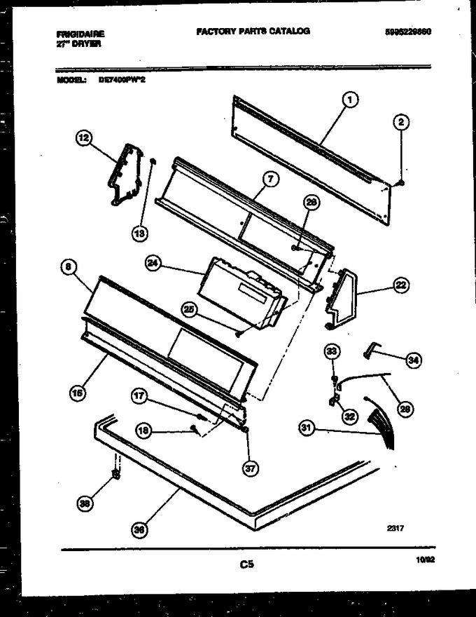 Diagram for DE7400PW2