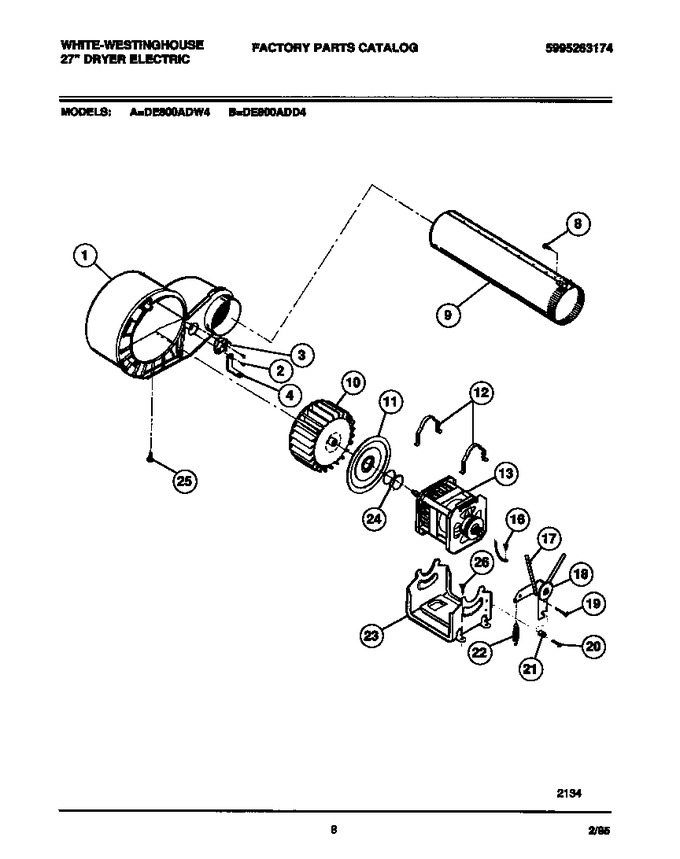 Diagram for DE800ADW4