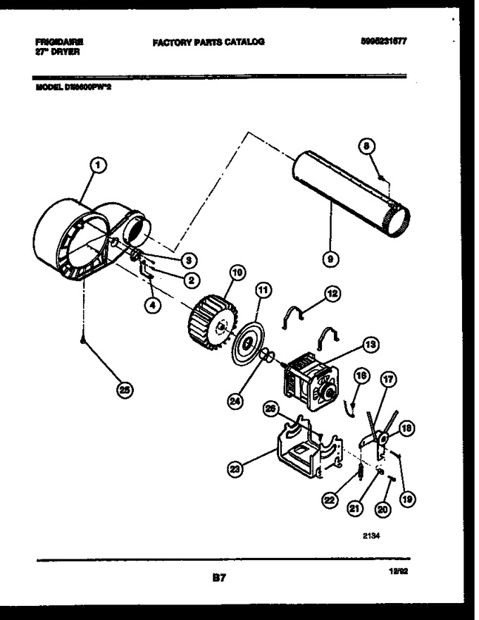 Diagram for DE8600PW2