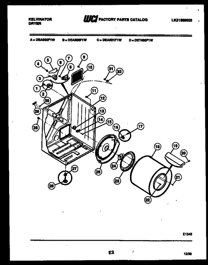 Diagram for DEA500F1W
