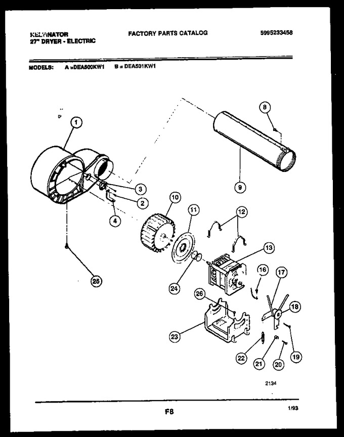 Diagram for DEA500KD1
