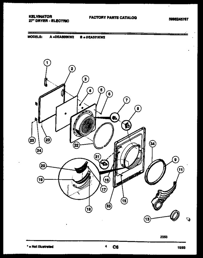 Diagram for DEA501KW2
