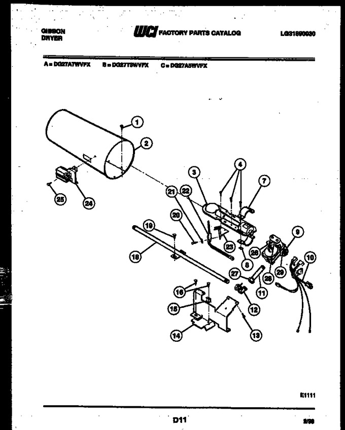 Diagram for DG27A7WVFX