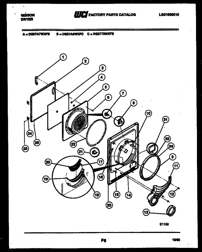Diagram for DG27T3WXFB