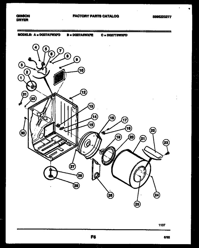 Diagram for DG27A7WXFD