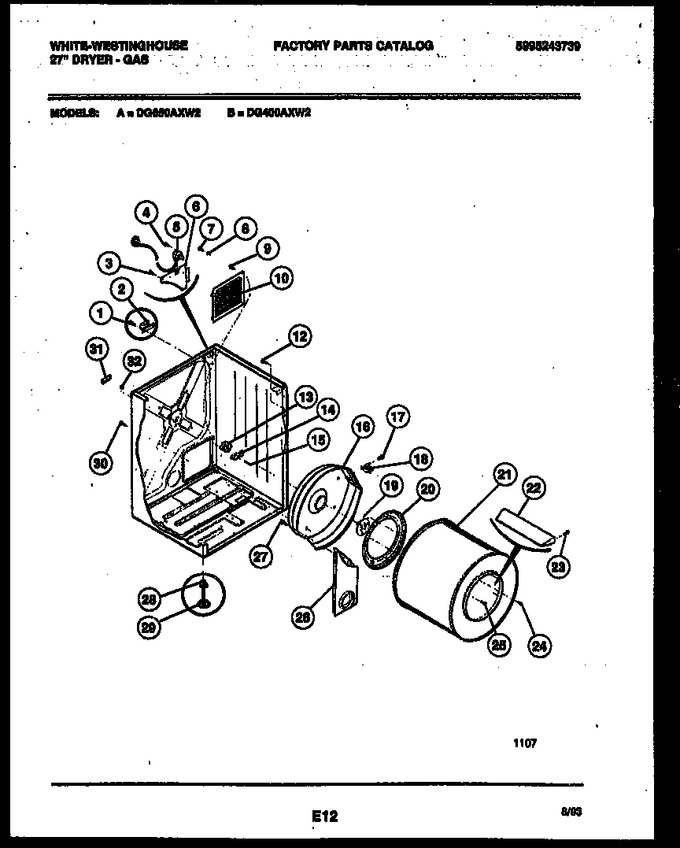 Diagram for DG400AXW2