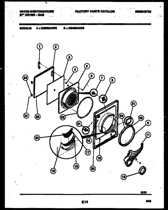 Diagram for DG400AXW2