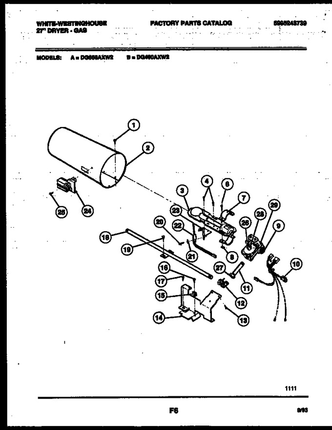 Diagram for DG650AXD2