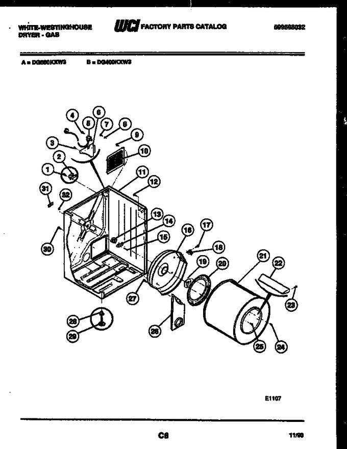Diagram for DG400KXW3