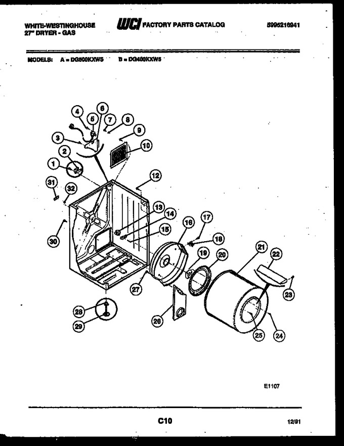 Diagram for DG500KXD5