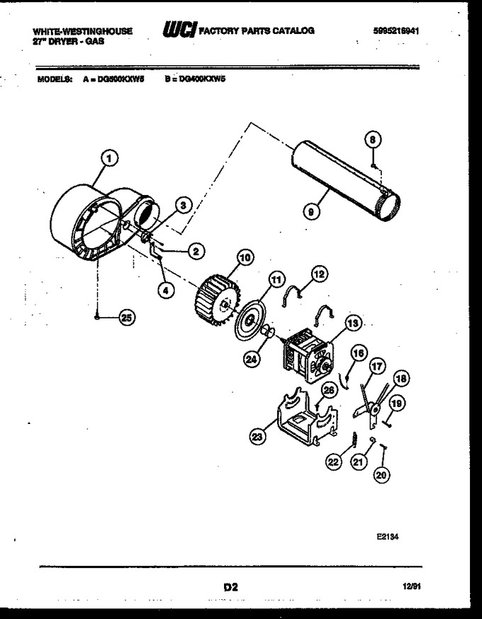 Diagram for DG500KXD5