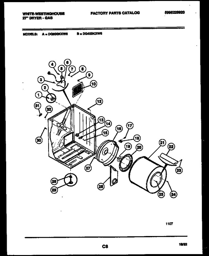 Diagram for DG500KXD6