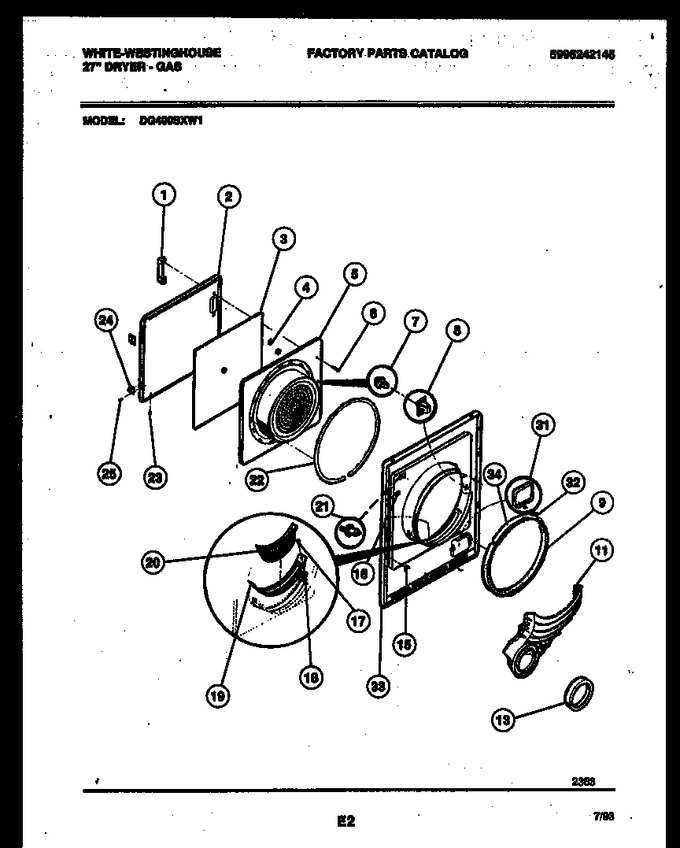 Diagram for DG400SXD1
