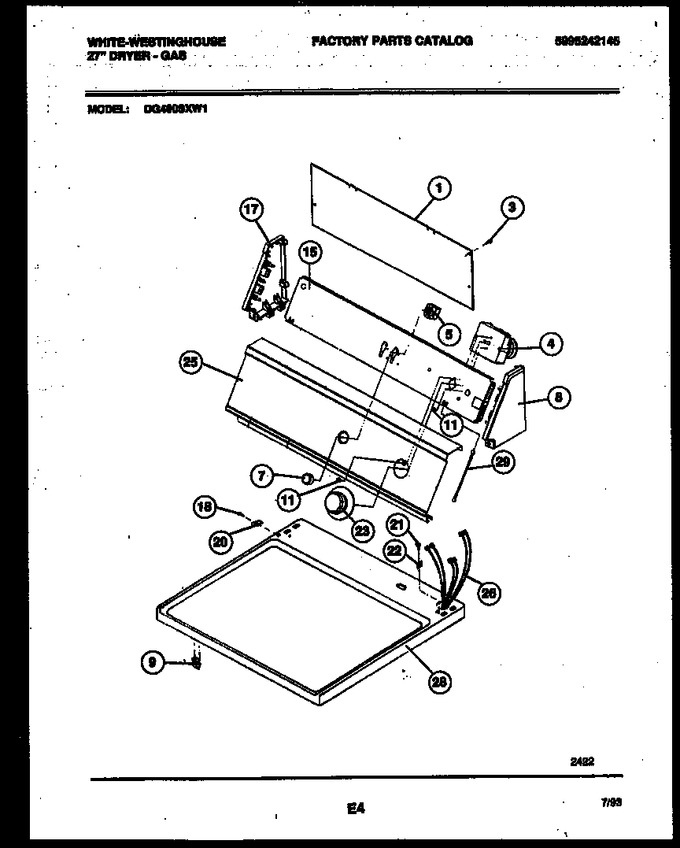 Diagram for DG400SXD1