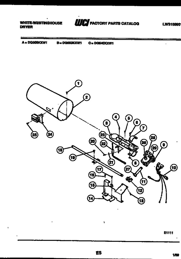Diagram for DG640KXD1