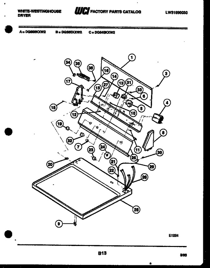Diagram for DG640KXH2