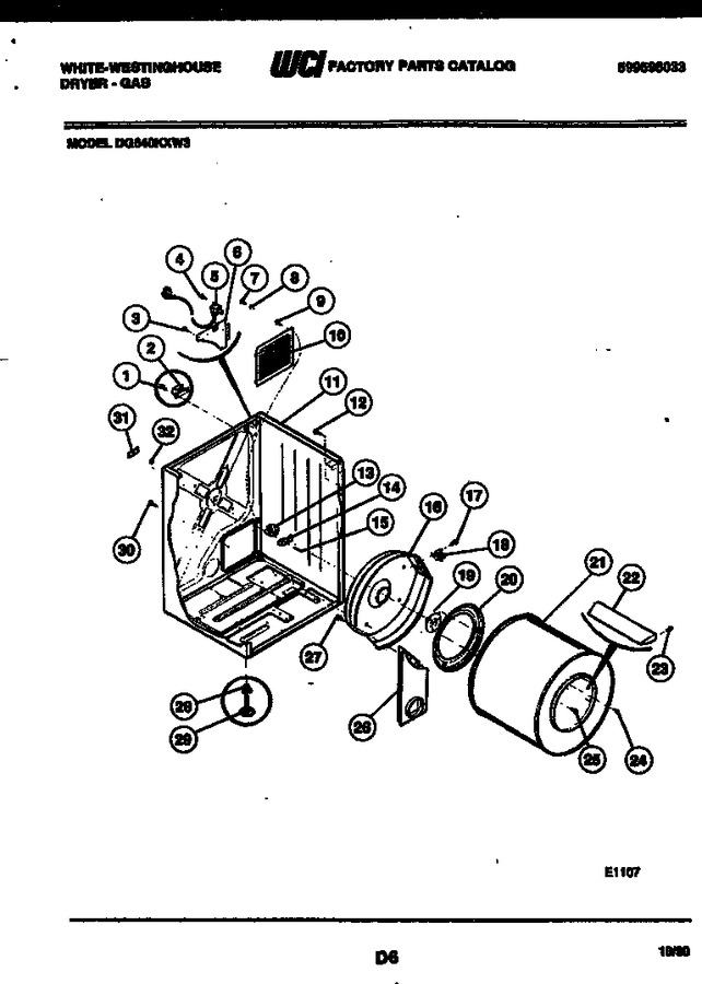 Diagram for DG640KXD3