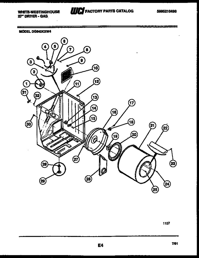 Diagram for DG640KXW4