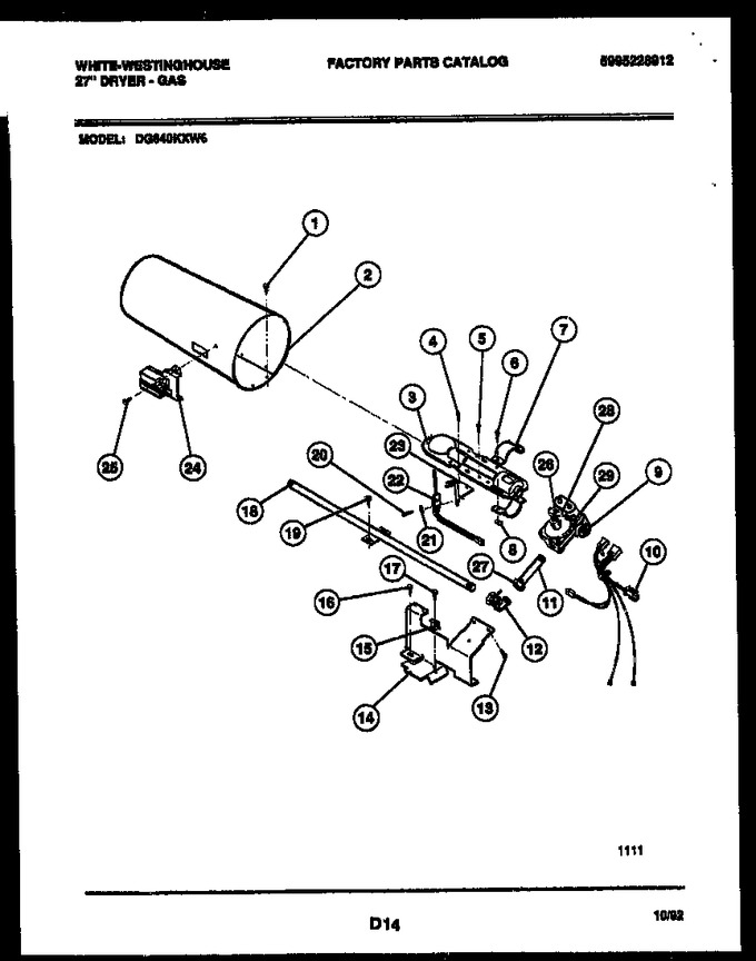 Diagram for DG640KXW6
