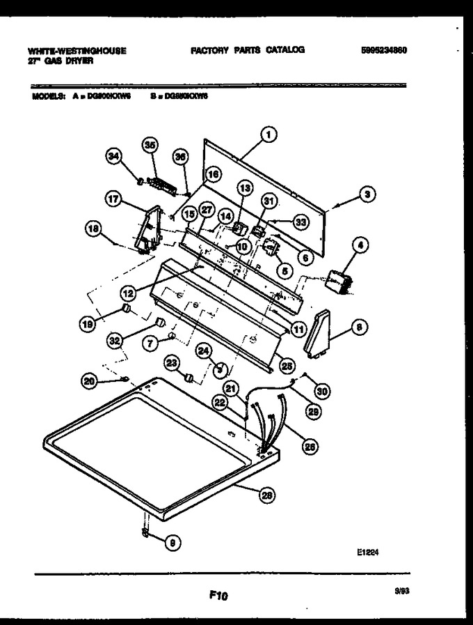 Diagram for DG650KXW6