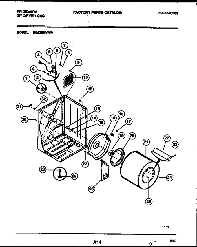 Diagram for DG7200AWW1