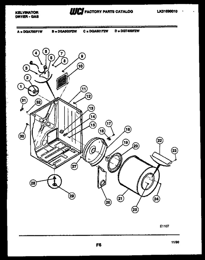 Diagram for DGA700F1D