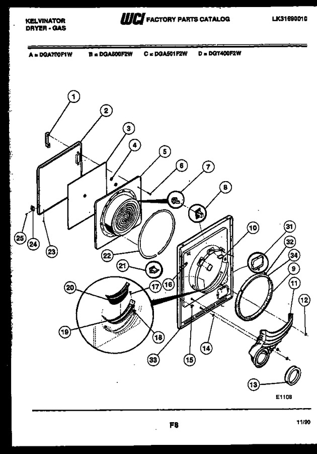 Diagram for DGA700F1D