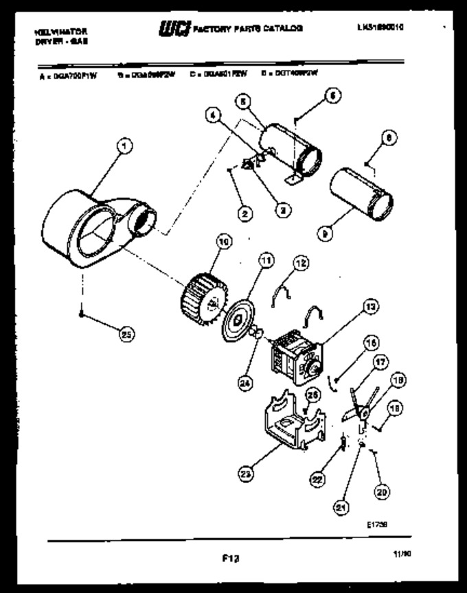 Diagram for DGA500F2D