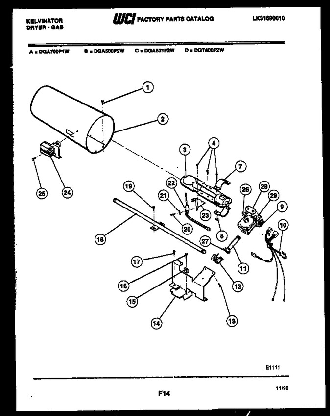 Diagram for DGA700F1D