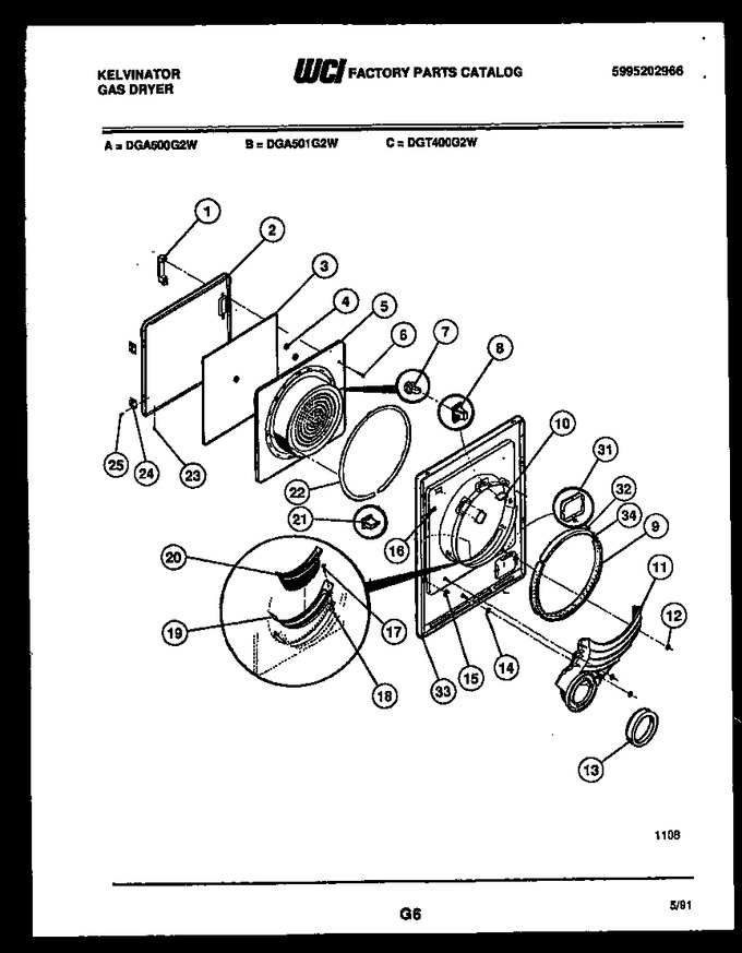 Diagram for DGA500G2T