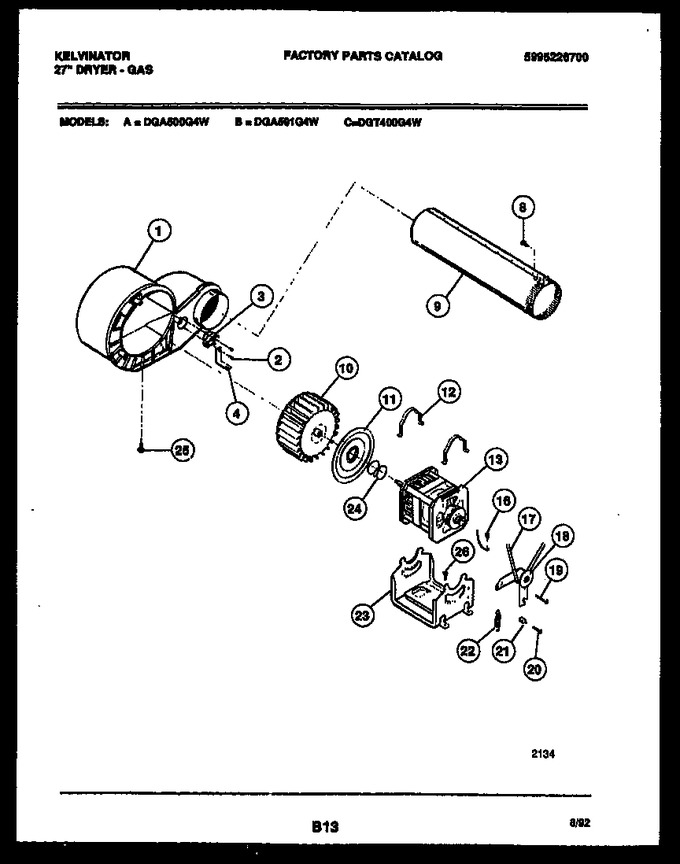 Diagram for DGA501G4W