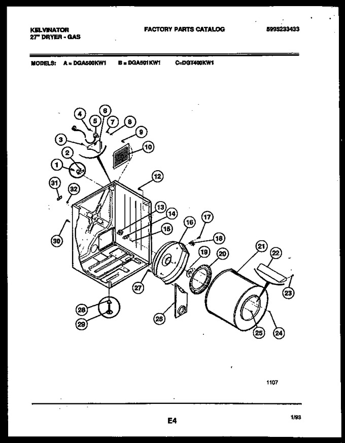 Diagram for DGA500KD1