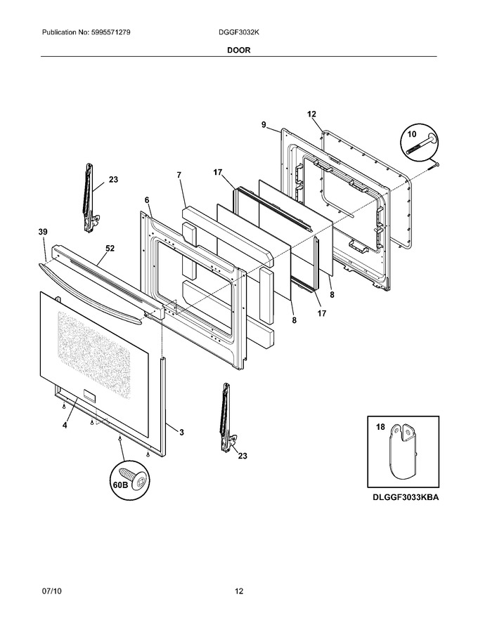 Diagram for DGGF3032KBG