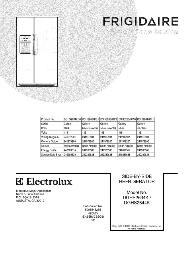 Diagram for DGHS2634KW0