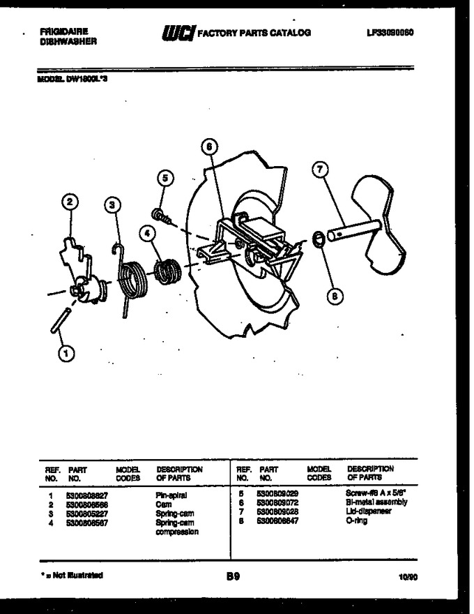 Diagram for DW1800W3