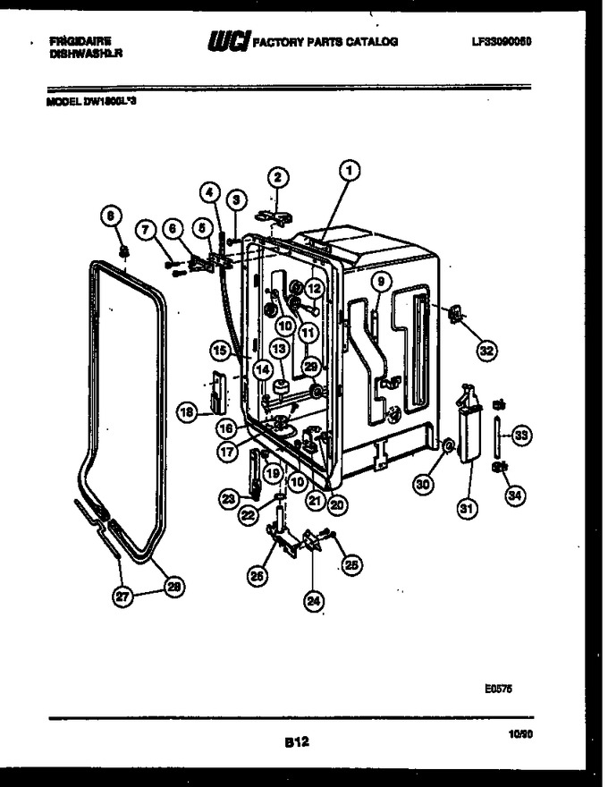 Diagram for DW1800W3