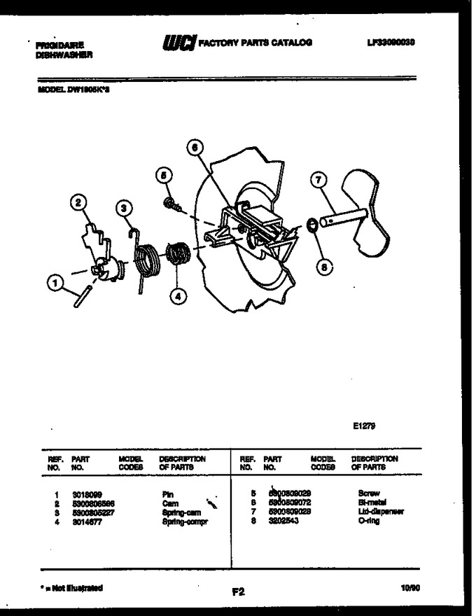 Diagram for DW1805KF3