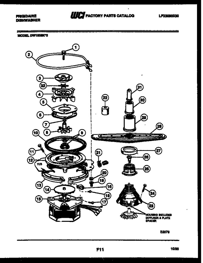 Diagram for DW1805KF3