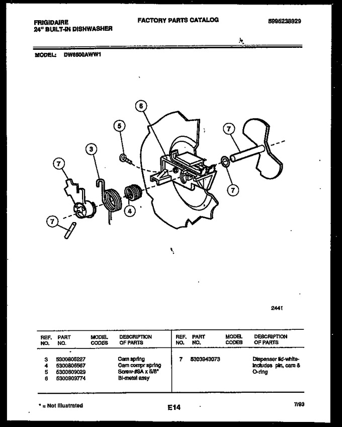Diagram for DW6500AWL1