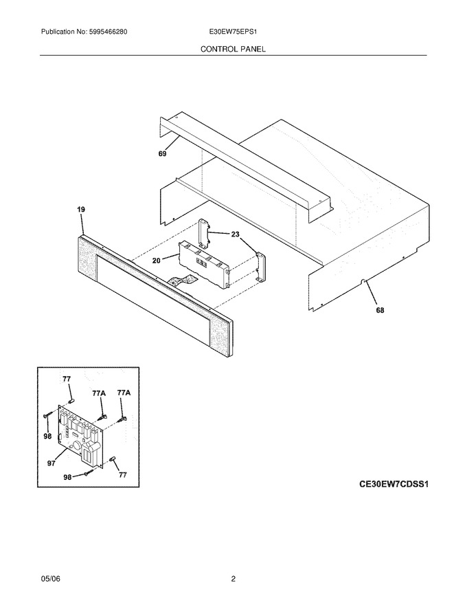 Diagram for E30EW75EPS1
