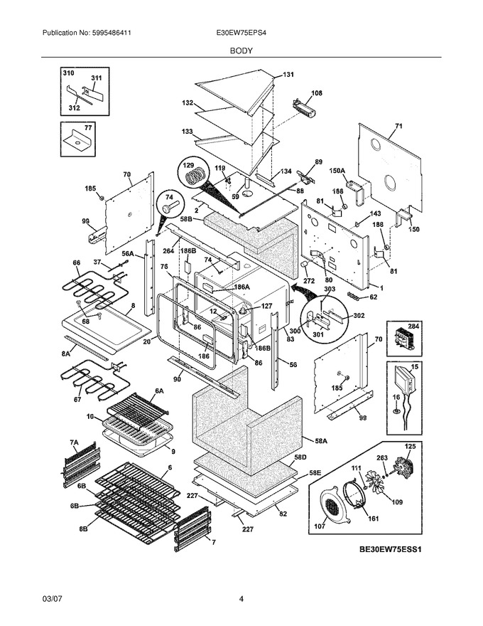 Diagram for E30EW75EPS4