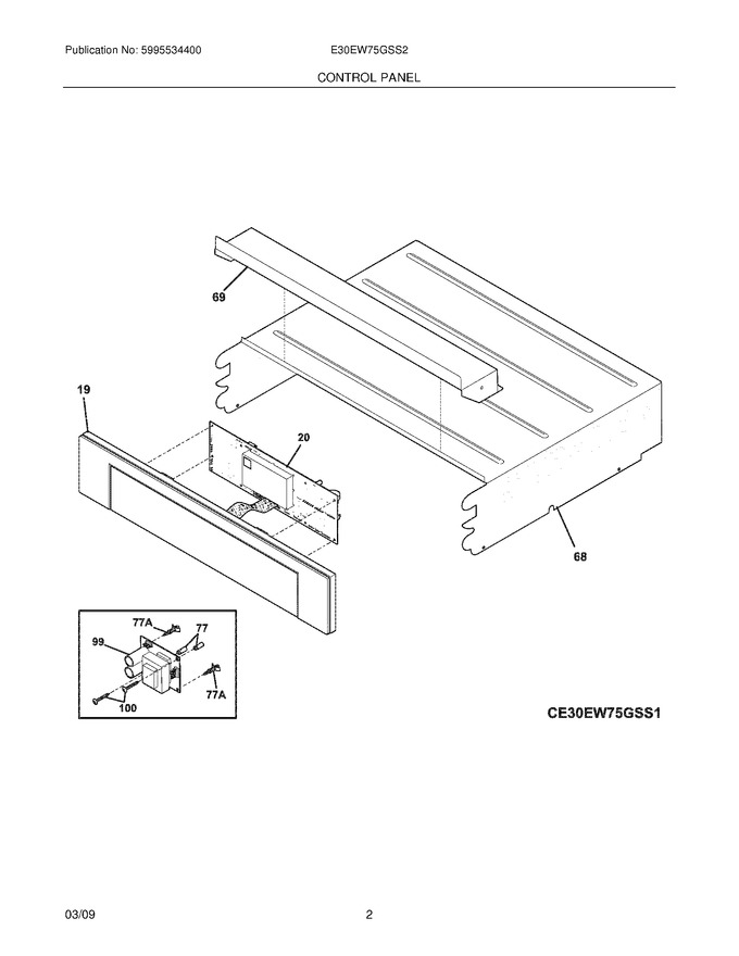 Diagram for E30EW75GSS2