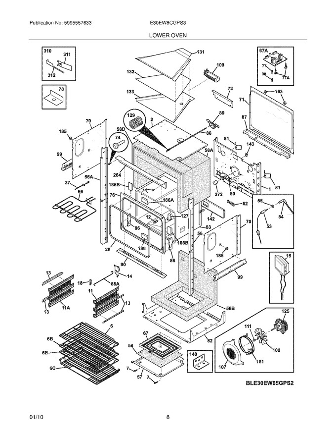 Diagram for E30EW8CGPS3