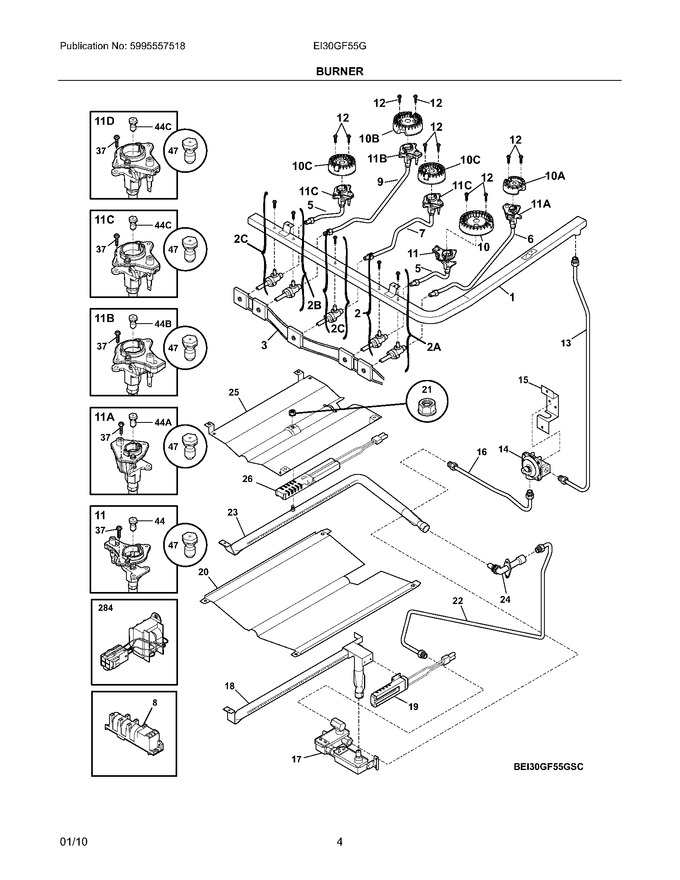 Diagram for EI30GF55GWC