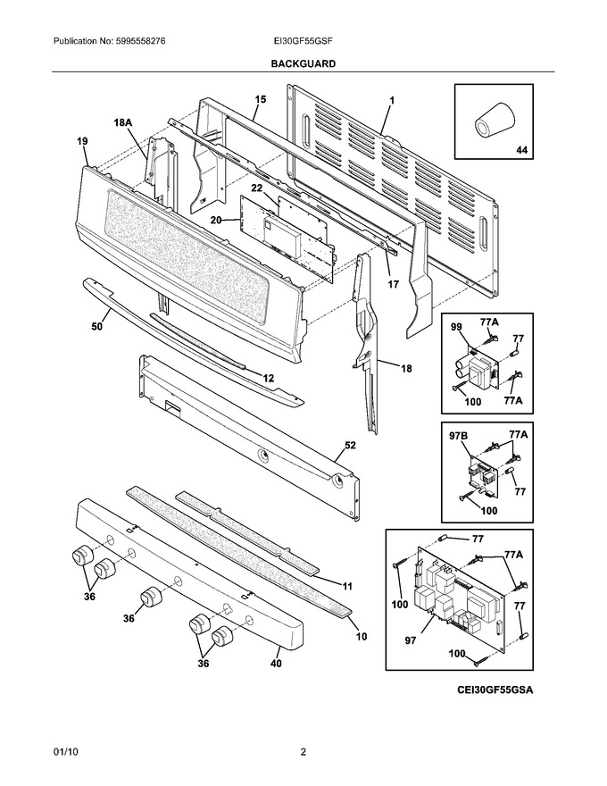 Diagram for EI30GF55GSF