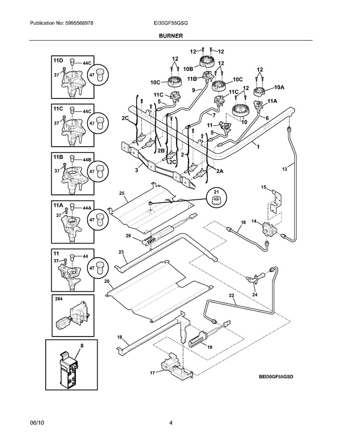 Diagram for EI30GF55GSG