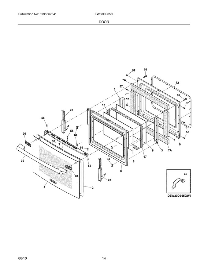 Diagram for EW30DS65GW5