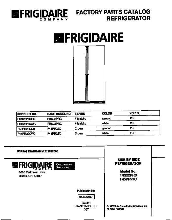 Diagram for FRS22PRCW0
